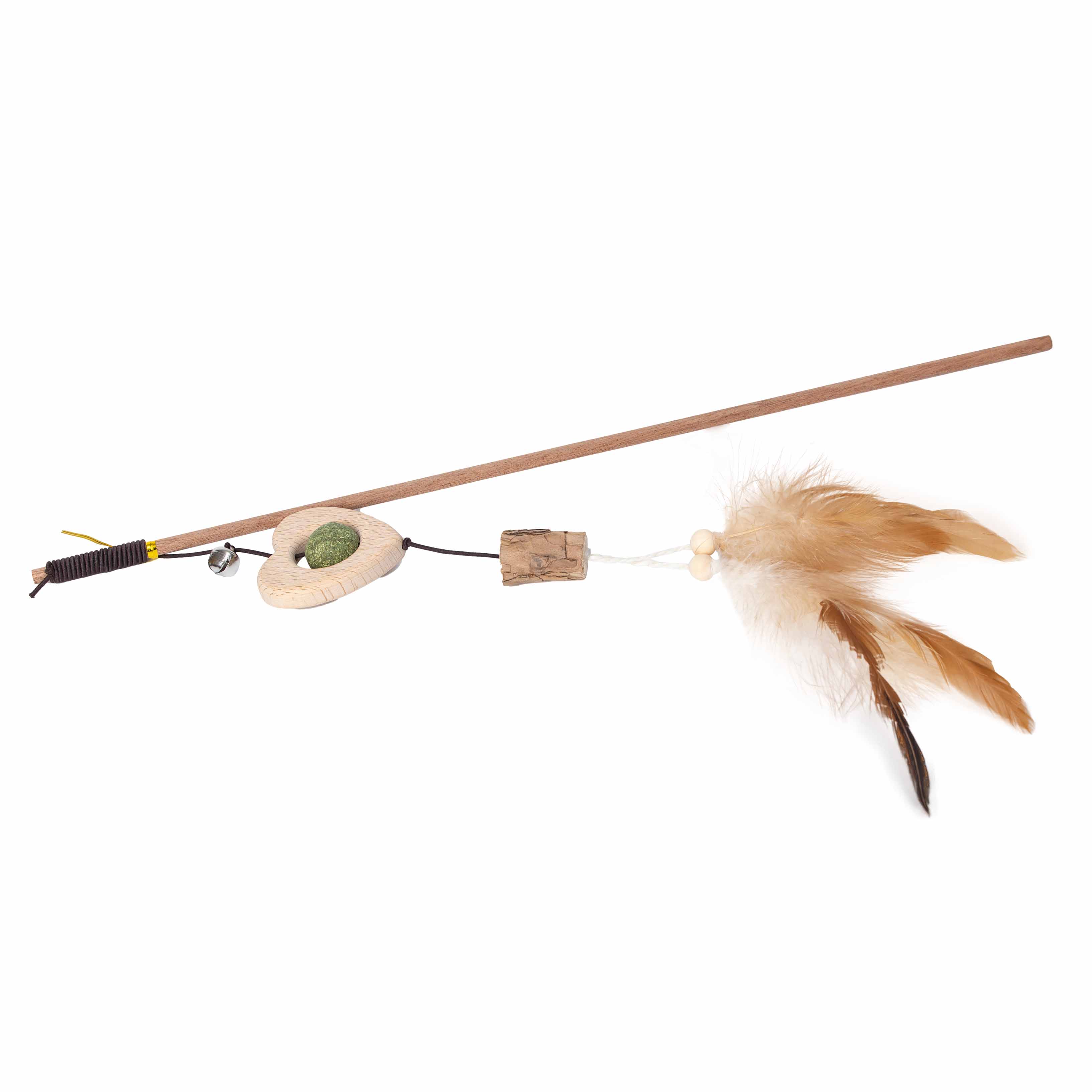 Quapas! Cat Toy Fishing Rod Woody